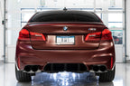 AWE Tuning 18-19 BMW F90 M5 SwitchPatch Cat-Back Exhaust- Black Diamond Tips (view 2)