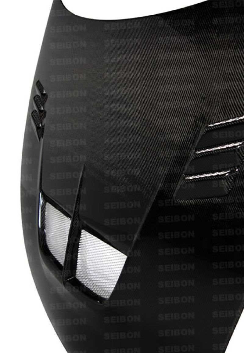 Seibon 09-12 Nissan 370z/Fairlady Z (Z34) BD-style Carbon Fiber Hood (view 4)