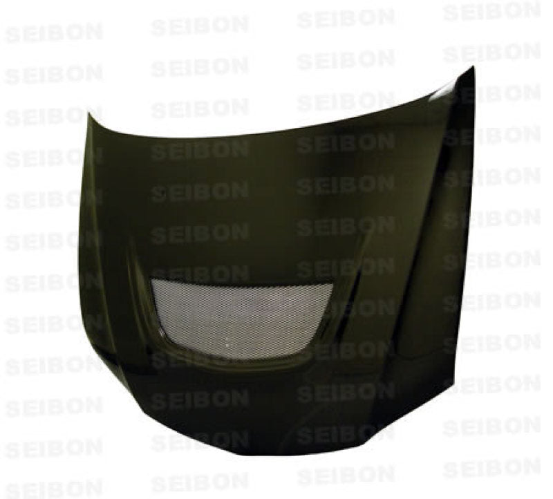 Seibon 03-07 Mitsubishi Evo 8 & 9 OEM Carbon Fiber Hood Main image