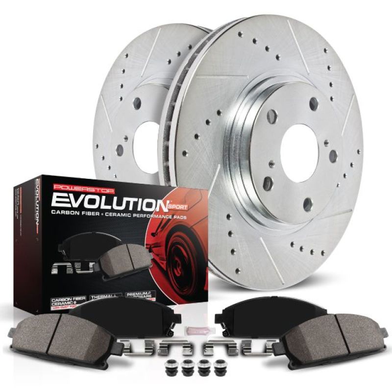 Power Stop 07-14 Cadillac Escalade Rear Z23 Evolution Sport Brake Kit Secondary image