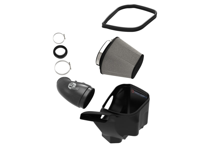 aFe 12-21 Jeep Grand Cherokee 6.4L Track Series Carbon Fiber Cold Air Intake w/Pro Dry S Filter (view 8)