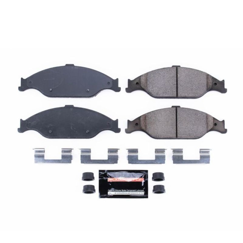 Power Stop 99-04 Ford Mustang Front Z23 Evolution Sport Brake Pads w/Hardware Main image
