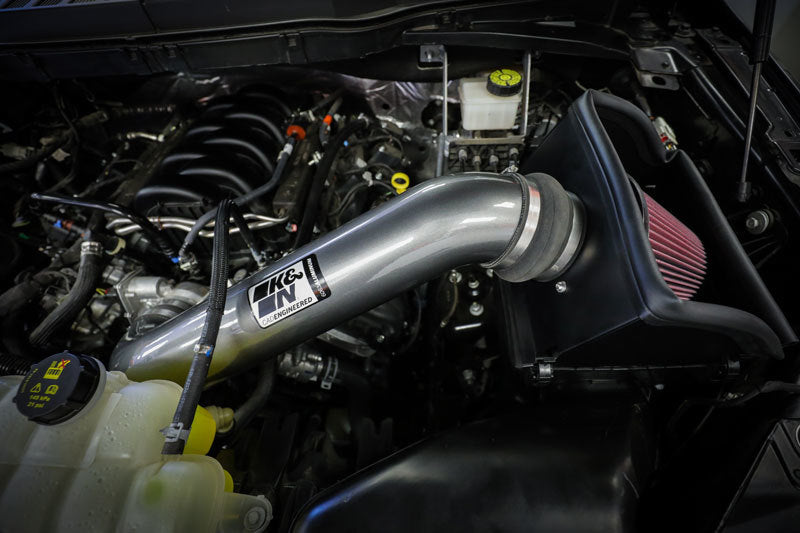 K&N 2021+ Ford F-150 V8-5.0L F/I High Flow Performance Intake Kit (view 4)