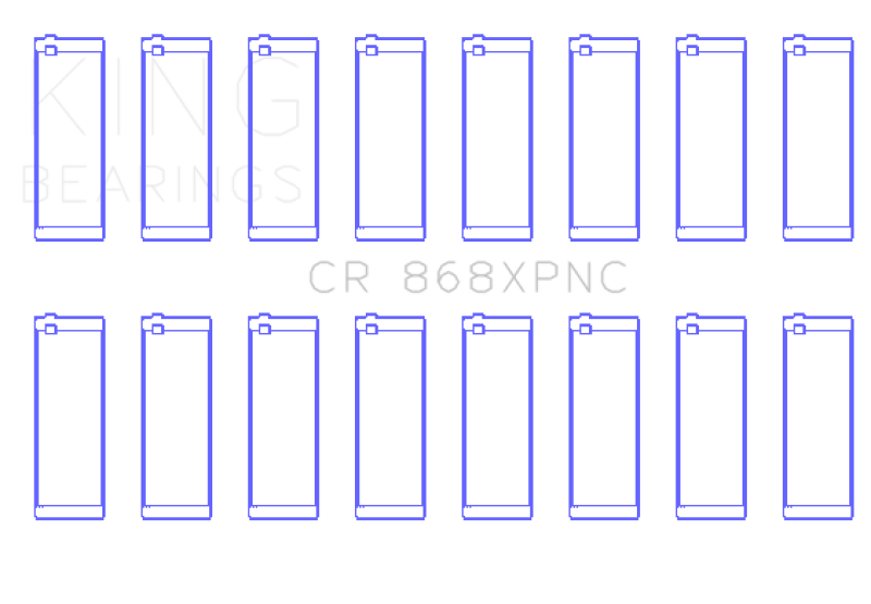 King Engine Bearings Ford 4.6L/5.4L V8 SOHC Performance Coated Rod Bearing Set - Size STD (view 3)