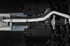 MBRP 2022+ Subaru WRX 3in Cat-Back Dual Split Rear Quad Carbon Fiber Tips Race Profile Exhaust (view 2)