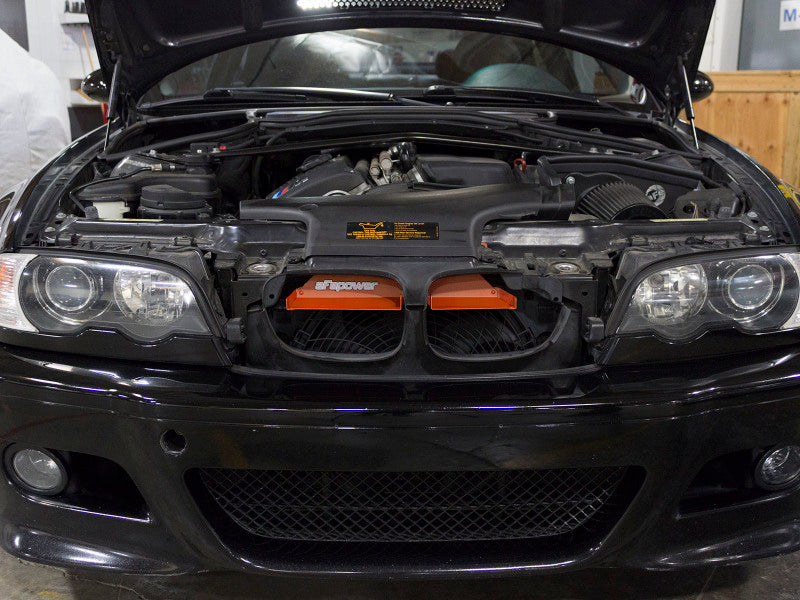 aFe MagnumFORCE Intakes Scoops AIS BMW 3-Series/ M3 (E46) 01-06 L6 - Orange (view 3)