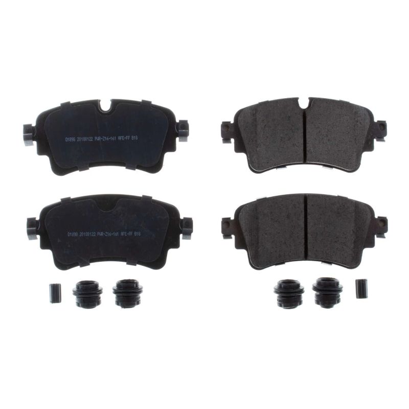 Power Stop 17-19 Audi A4 Rear Z17 Evolution Ceramic Brake Pads w/Hardware Main image