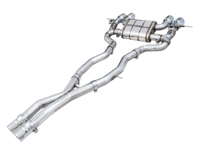 AWE Tuning SwitchPath Cat-Back Exhaust for BMW G8X M3/M4 - Chrome Silver Tips (view 11)