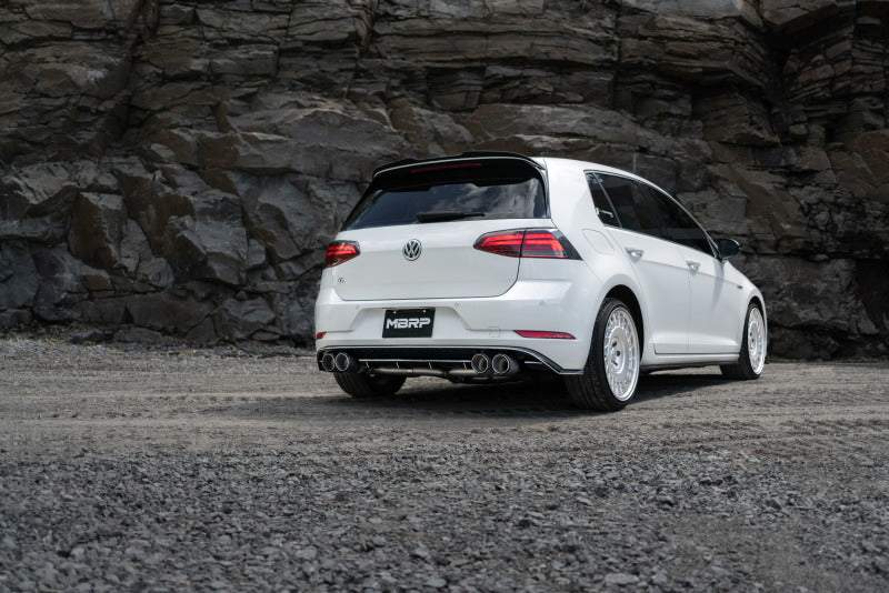 MBRP 15-19 VW Golf R MK7/MK7.5 3in T304 Cat Back Exhaust w/ Carbon Fiber Tips (view 14)