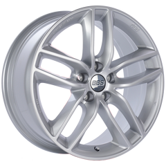 BBS SX 19x8.5 5x108 ET45 Sport Silver Wheel -70mm PFS/Clip Required