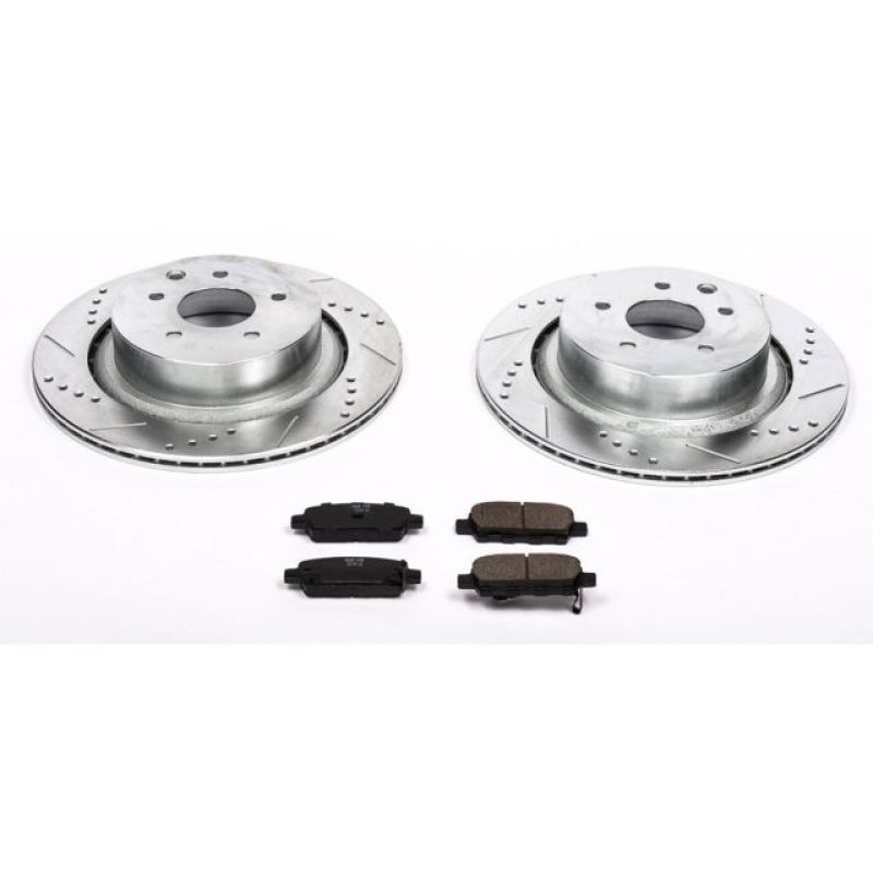 Power Stop 07-08 Infiniti G35 Rear Z23 Evolution Sport Brake Kit Main image