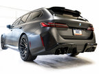 AWE Tuning BMW G90/G99 M5 Track Edition Cat-Back Exhaust - Diamond Black Tips (view 13)