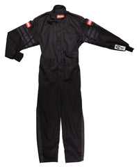 RaceQuip Black Trim SFI-1 JR. Suit - Kids Large