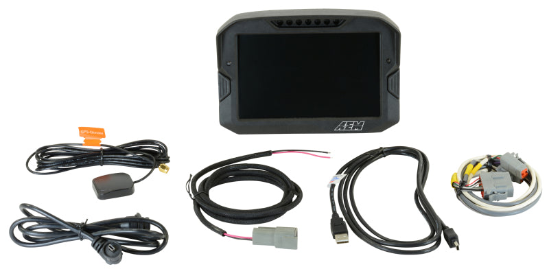 AEM CD-7 Logging GPS Enabled Race Dash Carbon Fiber Digital Display w/o VDM (CAN Input Only) Main image