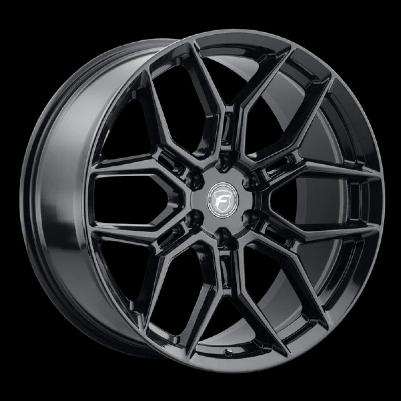 Forgestar X12 22x10 / 6x135 BP / ET30 / 6.68in BS Gloss Black Wheel (view 3)