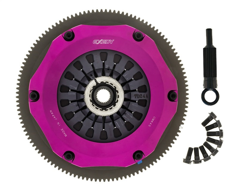 Exedy 04-17 Subaru WRX STI EJ255/EJ257 2.5L Twin-Organic Clutch Kit (view 3)