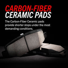 Power Stop 2024+ Ford Mustang Dark Horse Z26 Street Performance Carbon-Fiber Ceramic Brake Pads