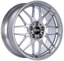 BBS RG-R 18x9.5 5x114.3 ET38 PFS Diamond Silver Wheel -82mm PFS/Clip Req