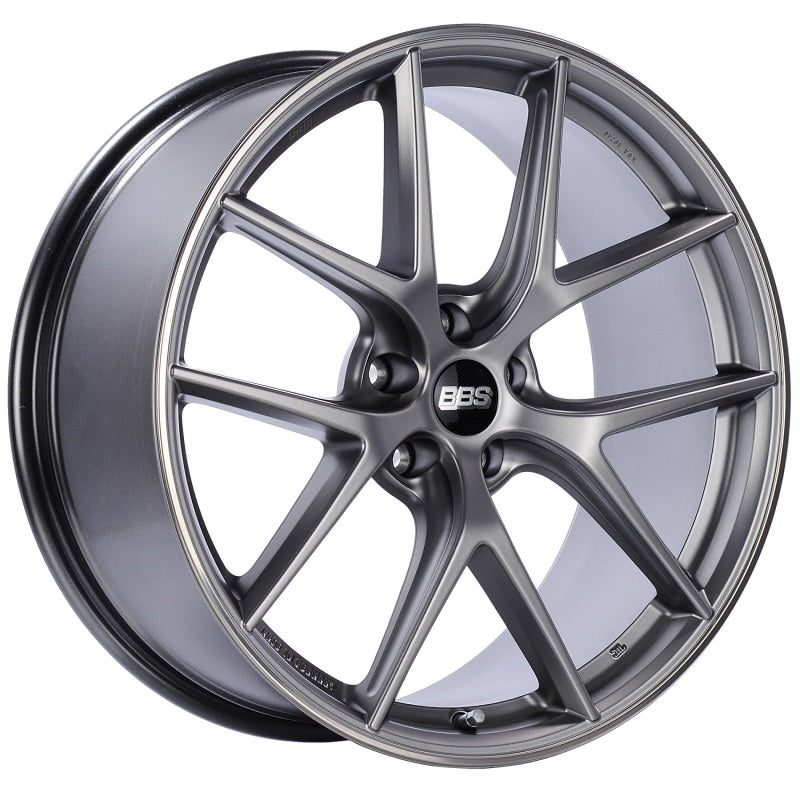 BBS CI-R 20x11.5 5x120 ET52 Platinum Satin Rim Protector Wheel -82mm PFS/Clip Required (view 3)