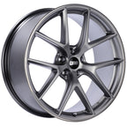 BBS CI-R 20x11.5 5x120 ET52 Platinum Satin Rim Protector Wheel -82mm PFS/Clip Required (view 3)