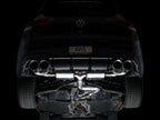 AWE Tuning MK8 Volkswagen Golf R 3in Touring Edition Quad Exhaust - Chrome Silver Tips (view 8)