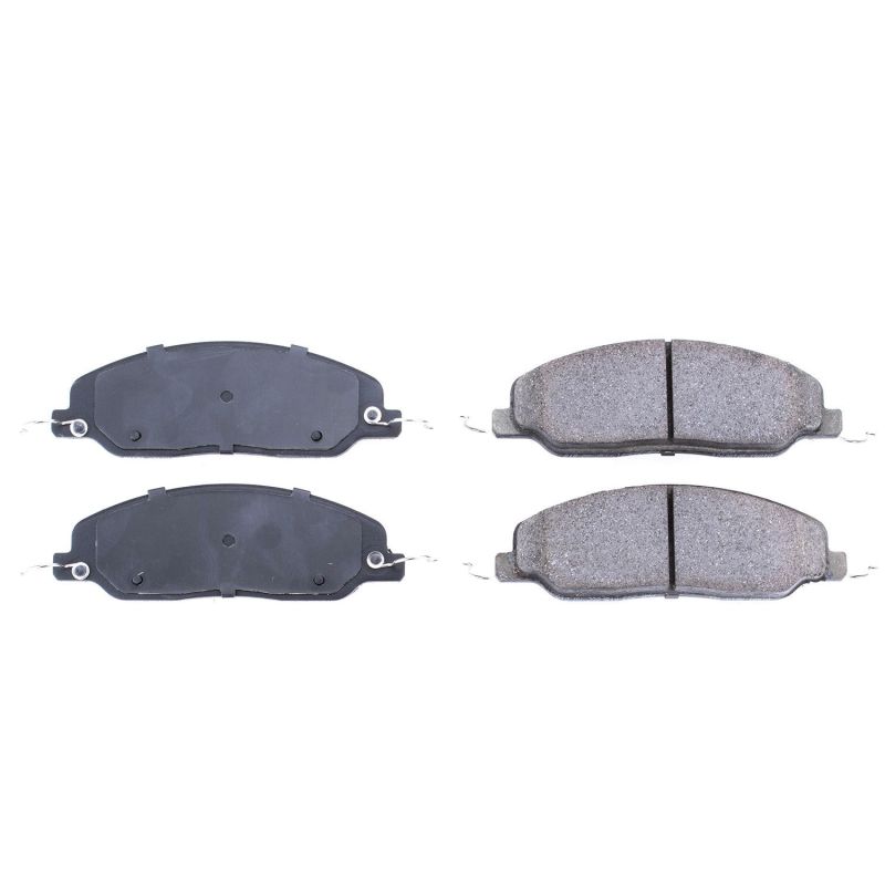 Power Stop 05-10 Ford Mustang Front Z16 Evolution Ceramic Brake Pads Main image