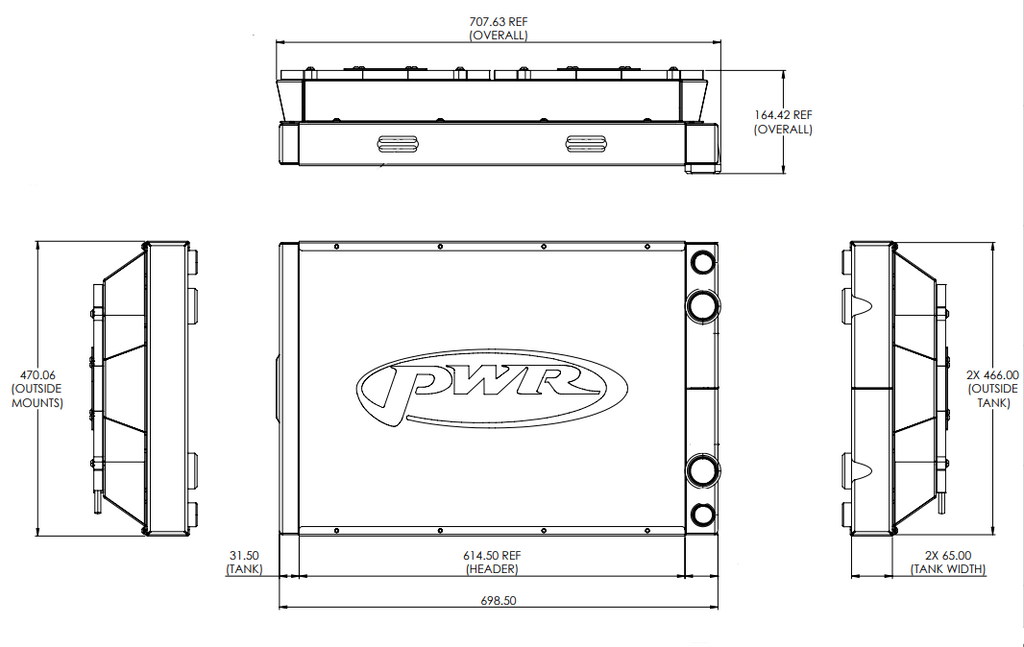 Universal Drift Radiators