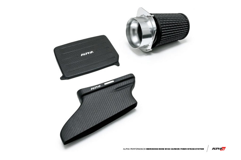 AMS Performance 14-18 Mercedes-Benz CLA 45 AMG 2.0T Alpha Intake System w/Carbon Fiber Duct & Lid (view 2)