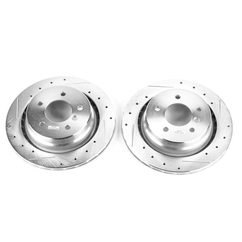 Power Stop 95-99 BMW M3 Rear Evolution Drilled & Slotted Rotors - Pair Main image