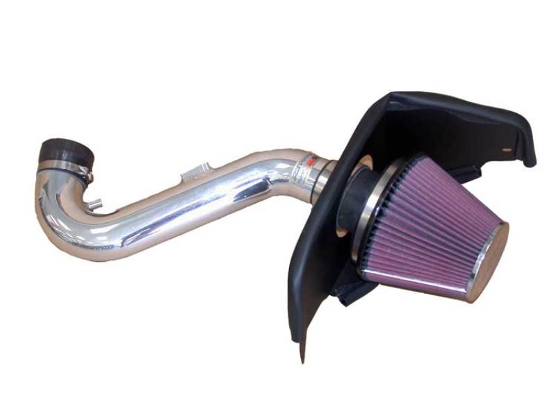 K&N 05-09 Ford Mustang V6 4.0L  Polished Typhoon Short Ram Intake Main image