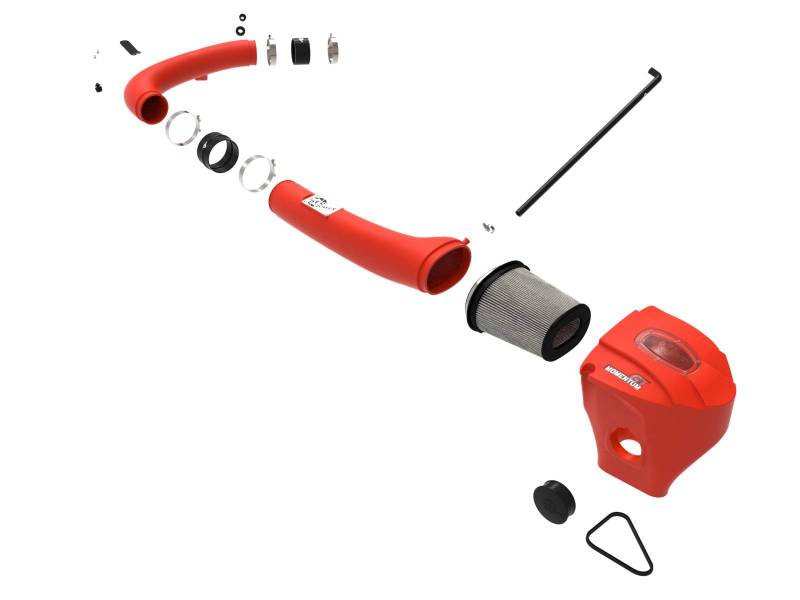 aFe Momentum GT Dry S Stage-2 Intake System 11-15 Dodge Challenger/Charger V6-3.6L (Red) (view 7)