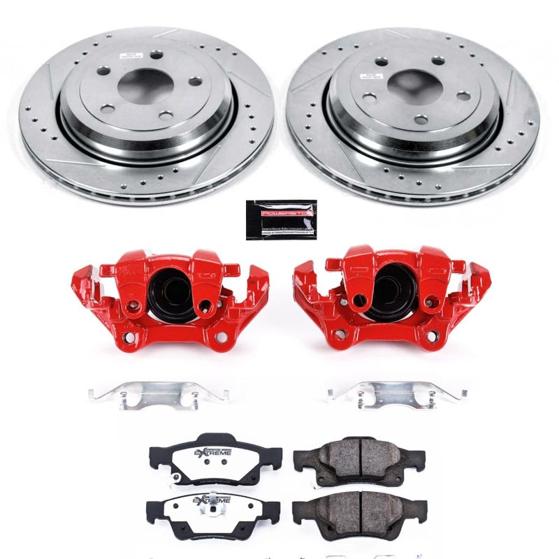 Power Stop 11-17 Dodge Durango Rear Z36 Truck & Tow Brake Kit w/Calipers Main image