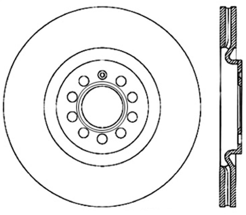 StopTech Drilled Sport Brake Rotor Main image