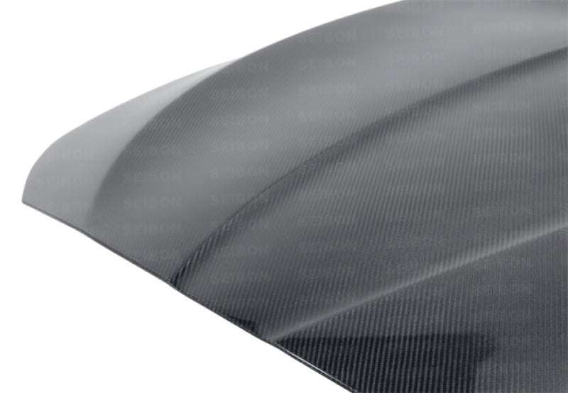 Seibon 10-13 BMW 5 Series and M5 Series (F10) OEM-Style Carbon Fiber Hood (view 4)