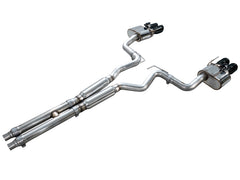 AWE Tuning 18-23 S550 Mustang GT SwitchPath Exhaust - Diamond Black Tips
