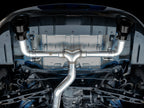 AWE Tuning Subaru BRZ / Toyota GR86 / Toyota 86 Track Edition Cat-Back Exhaust- Diamond Black Tips (view 5)