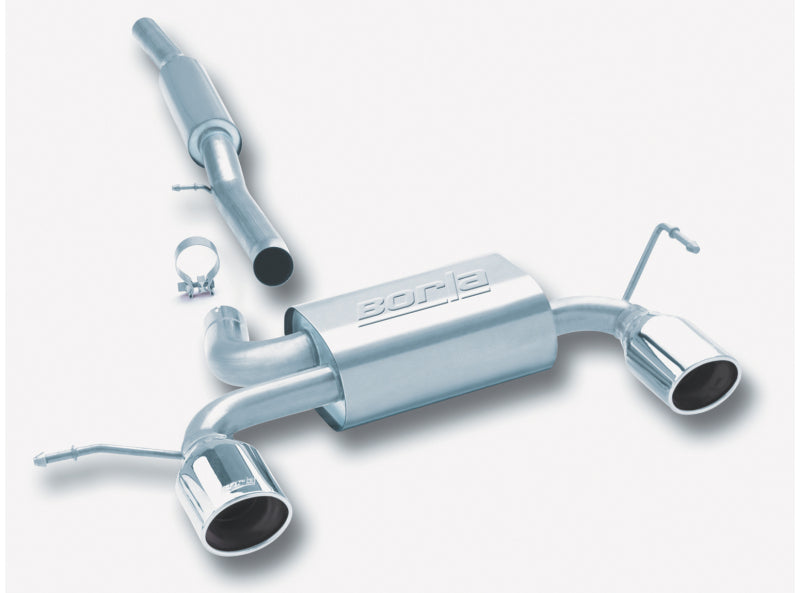 Borla 01-06 Audi TT Quattro 1.8T 225HP MT AWD 2dr Single Split Rear Exit SS Catback Exhaust (view 2)