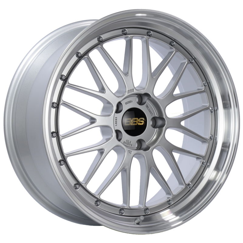 BBS LM 20x9 5x120 ET20 Diamond Silver Center Diamond Cut Lip Wheel -82mm PFS/Clip Required (view 2)