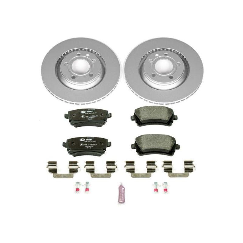 Power Stop 04-09 Audi S4 Rear Euro-Stop Brake Kit Main image