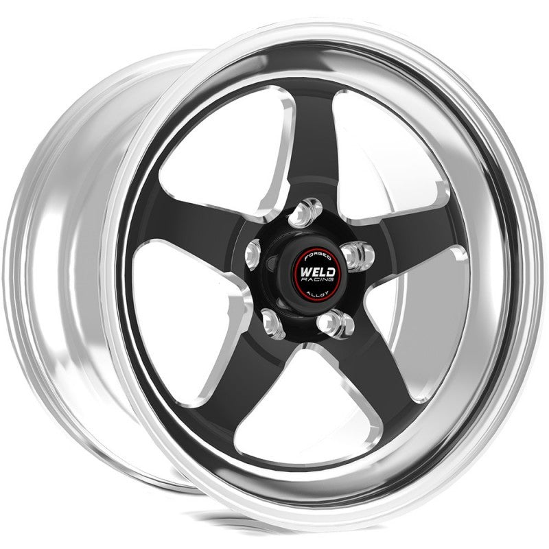 Weld S71 20x10.5 / 5x5 BP / 7.7in BS Black Wheel (High Pad) - Non-Beadlock Main image