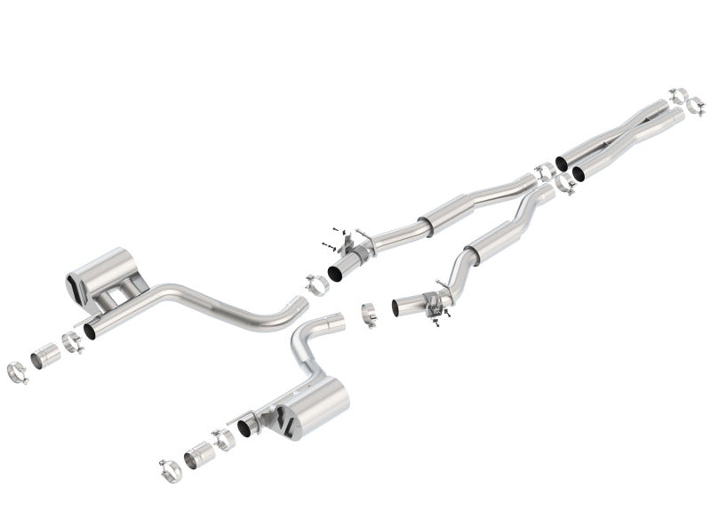 Borla 2015 Dodge Challenger Hellcat 6.2L V8 S-TYPE Catback Exhaust No Tips Factory Valance Secondary image