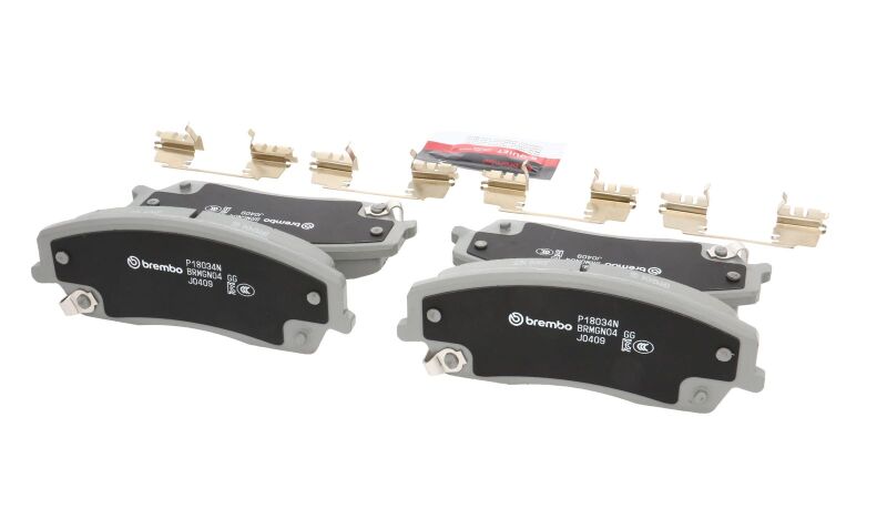 Brembo 05-08 Chrysler 300/ Dodge Charger/Challenger/Magnum Front NAO Brake Pad (view 21)