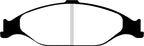 EBC 99-04 Ford Mustang 3.8 Greenstuff Front Brake Pads (view 9)