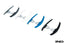 AutoTecknic F-Chassis Painted Competition Shift Paddle Set - DCT