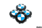 IND Gloss Black Wheel Center Cap Set - 56mm