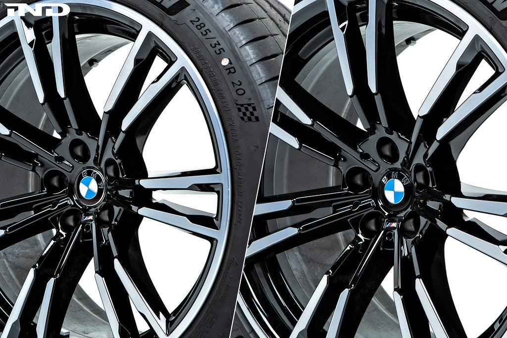 IND Gloss Black Wheel Center Cap Set - 56mm