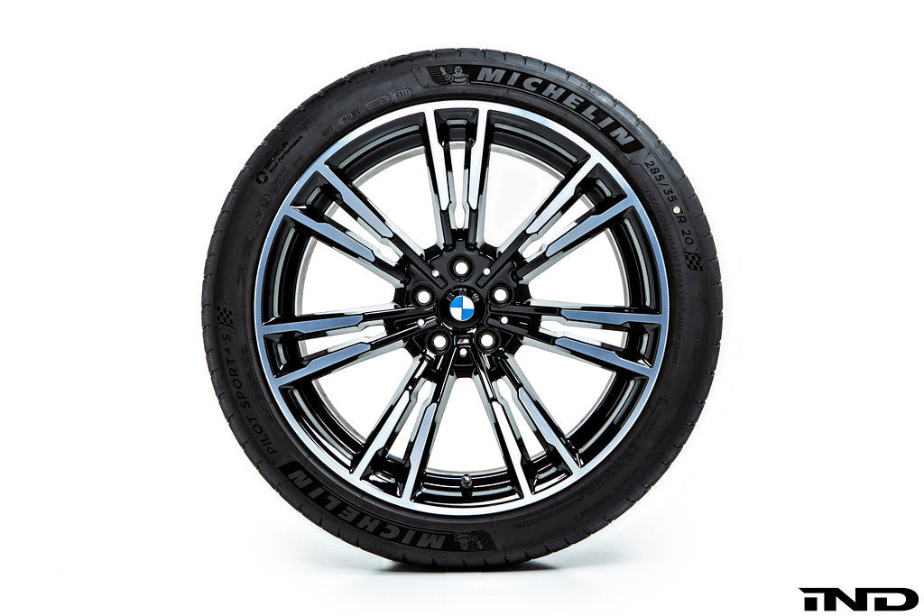 IND Gloss Black Wheel Center Cap Set - 56mm