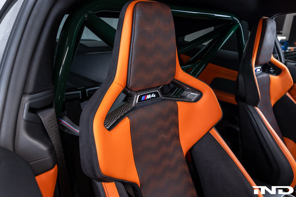 INDIV G8X M2 / M3 / M4 / F90 M5 CS Carbon Seat Harness Belt Outlet Cover Set