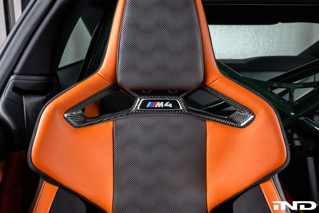 INDIV G8X M2 / M3 / M4 / F90 M5 CS Carbon Seat Harness Belt Outlet Cover Set