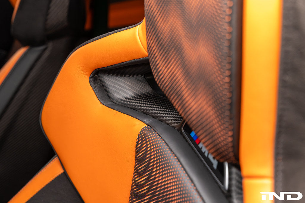 INDIV G8X M2 / M3 / M4 / F90 M5 CS Carbon Seat Harness Belt Outlet Cover Set